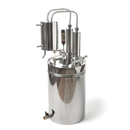 Cheap moonshine still kits "Gorilych" double distillation 10/35/t with CLAMP 1,5" and tap в Улан-Удэ